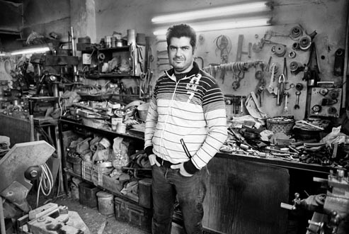 photograph of Armenian craftsperson
